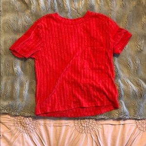 BP x Claudia Sulewski red top